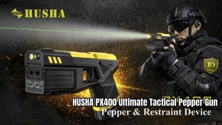 HUSHA PX400 Tactical Pepper Spray and Restraint Device