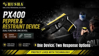 One Device. Two Response Options: Introducing the HUSHA PX400 Pepper & Restraint Device