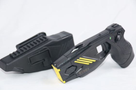 Buy HUSHA TX100P Bluetooth Stun Gun with BWC Activation, Waterproof IP57, and 55KV Output Voltage for Law Enforcement online manufacture