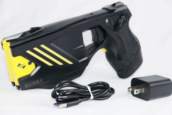 Buy Dual Cartridges Waterproof IP57 Digital Display Stun Gun Conducted Energy Weapon online manufacture