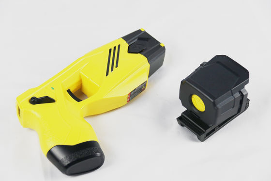 Buy Durable Double-Shot Professional Stun Gun with Waterproof IP57, 55KV Output Voltage, and Rechargeable 1400mAh Battery for Police Use online manufacture