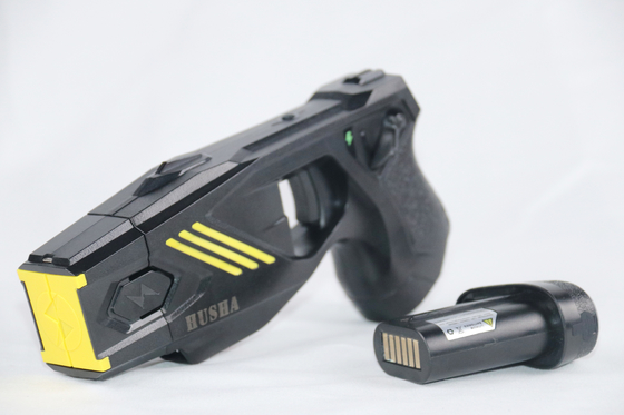Durable Flashlight HUSHA Stun Gun For Police Use Featuring Water Resistance