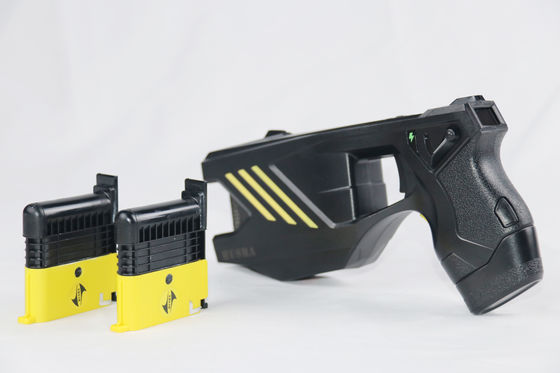 HUSHA TX200P Double Shots Stun Gun with IP57 Waterproof and 55KV Output Voltage for Law Enforcement