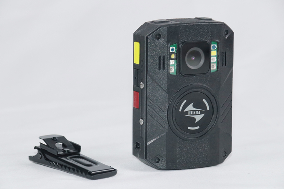 Long Battery Life HUSHA Body Camera HC100 Lightweight Portable HDR Recording Rugged Design Data Security Wireless Activation