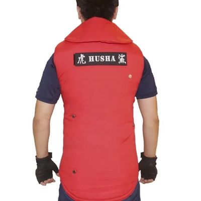 HUSHA Red Electronic Control Training Vest with Adjustable Resistance and Crotch Protection Board to Avoid Skin Injury